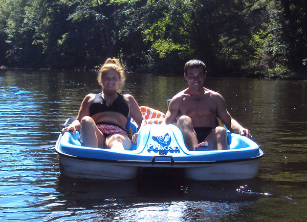 Relaxing paddle boat rides 